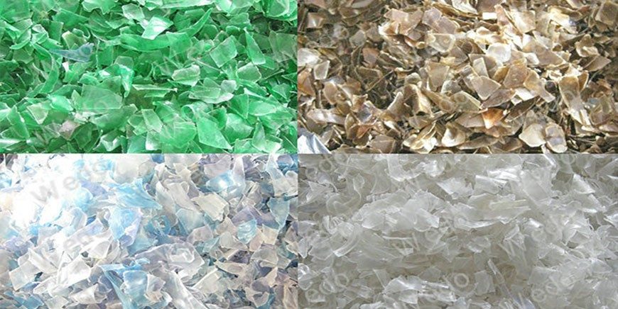 Soluzione per macchine per il riciclaggio di plastica per bottiglie in PET