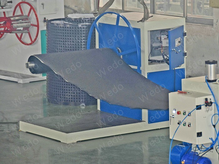  آلة التصنيع ورقة الصرف الصحي مدمل البلاستيك HDPE, خط البثق لوح تصريف مجمل