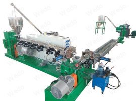 HDPE plastic pelletizing machine