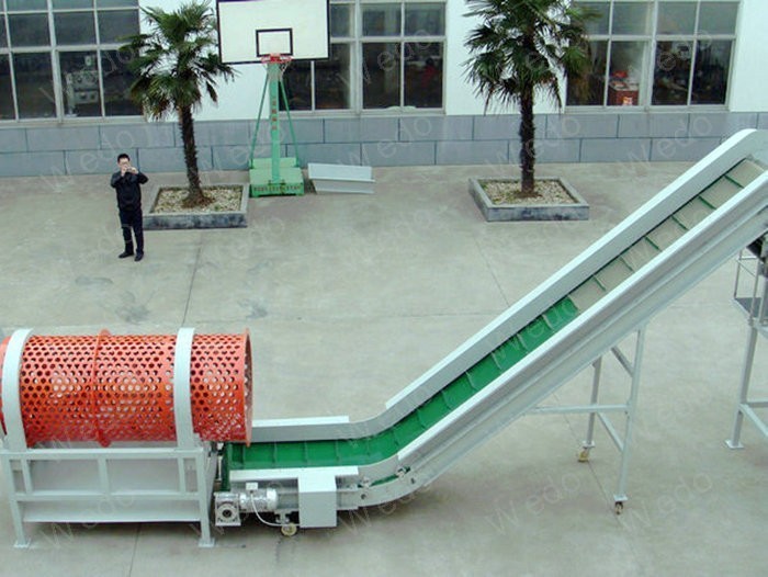 HDPE plastic waste recycling machine