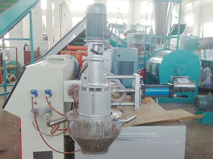 PE PP plastic granulating machine