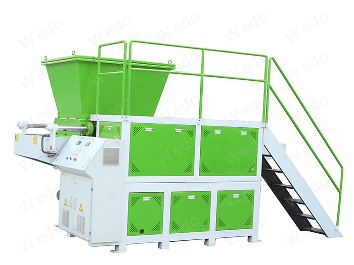 Triturador de sucata de metal para venda máquina de reciclagem de plástico  shredder de eixo duplo