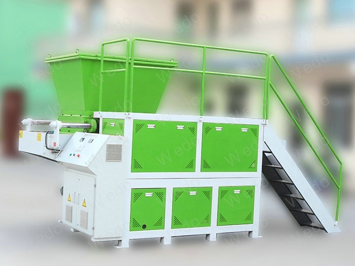 Máquina trituradora de plástico de eixo único