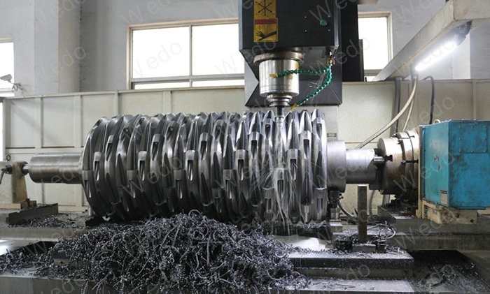 Machine de déchiquetage en plastique à arbre unique